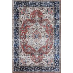 Transitional Rectangle Area Rug, Multi, 2' X 3'