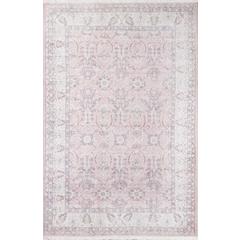 Traditional Runner Area Rug, Pink, 2'6" X 8' Runner