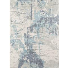 Casual Runner Area Rug, Blue, 2'3" X 8' Runner