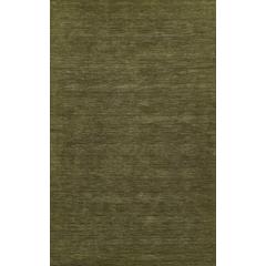Contemporary Rectangle Area Rug, Green, 5' X 8'