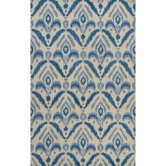 Transitional Runner Area Rug, Blue, 2'6" X 8' Runner