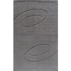 Contemporary Rectangle Area Rug, Lilac, 3'3" X 5'3"