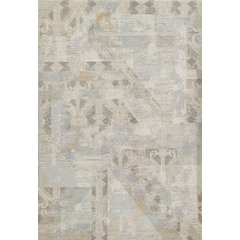 Transitional Runner Area Rug, Blue, 2'3" X 7'9" Runner