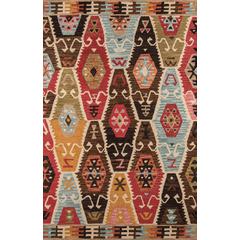 Transitional Runner Area Rug, Multi, 2'3" X 8' Runner