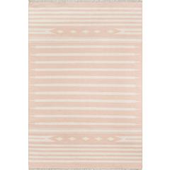 Contemporary Runner Area Rug, Pink, 2'3" X 8' Runner