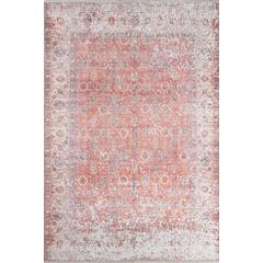 Traditional Rectangle Area Rug, Red, 4' X 6'