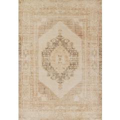 Traditional Rectangle Area Rug, Beige, 4' X 6'
