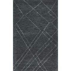 Contemporary Rectangle Area Rug, Blue, 5' X 8'