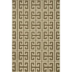 Contemporary Rectangle Area Rug, Taupe, 3'6" X 5'6"