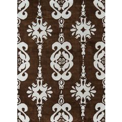 Contemporary Rectangle Area Rug, Baby Blue, 4' X 6'