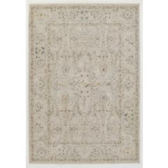 Traditional Rectangle Area Rug, Beige, 5'3" X 7'6"