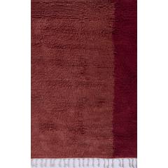 Contemporary Runner Area Rug, Red, 2'6" X 8' Runner