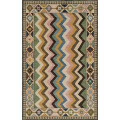 Traditional Rectangle Area Rug, Multi, 3'6" X 5'6"