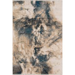 Transitional Rectangle Area Rug, Blue, 3'3" X 5'3"