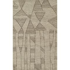 Contemporary Rectangle Area Rug, Grey, 3'6" X 5'6"