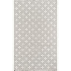 Contemporary Rectangle Area Rug, Grey, 3'6" X 5'6"