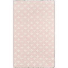 Contemporary Rectangle Area Rug, Pink, 3'6" X 5'6"