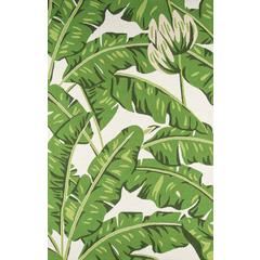 Contemporary Rectangle Area Rug, Green, 5' X 8'