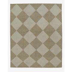 Contemporary Rectangle Area Rug, Beige, 5' X 8'