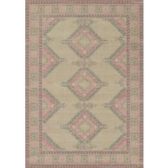 Traditional Rectangle Area Rug, Pink, 5'3" X 7'6"
