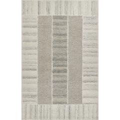 Contemporary Rectangle Area Rug, Grey, 5' X 8'