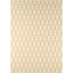 Contemporary Rectangle Area Rug, Yellow, 3'11" X 5'7"