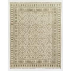 Traditional Rectangle Area Rug, Beige, 7'9" X 9'9"