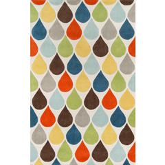 Contemporary Rectangle Area Rug, Multi, 8' X 10'