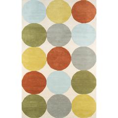Modern Rectangle Area Rug, Multi, 8' X 10'