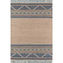 Transitional Rectangle Area Rug, Blue, 5' X 7'