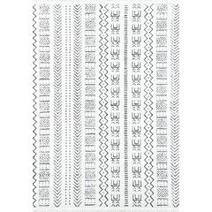 Modern Runner Area Rug, Ivory, 2'3" X 7'6" Runner