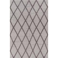 Modern Rectangle Area Rug, Charcoal, 7'6" X 9'6"