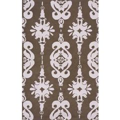Contemporary Rectangle Area Rug, Soft Pink, 5' X 7'