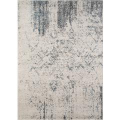 Transitional Rectangle Area Rug, Ivory, 5'3" X 7'6"