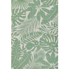 Transitional Runner Area Rug, Green, 2'7" X 7'6" Runner
