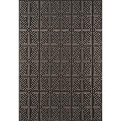 Contemporary Rectangle Area Rug, Charcoal, 5'3" X 7'6"