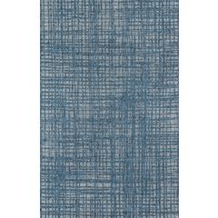 Contemporary Rectangle Area Rug, Blue, 3'11" X 5'7"