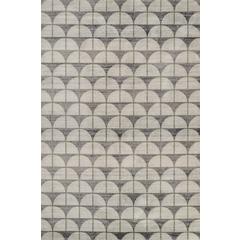 Contemporary Rectangle Area Rug, Charcoal, 7'9" X 9'10"