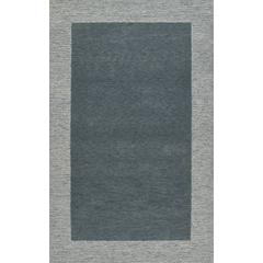 Contemporary Rectangle Area Rug, Blue, 9' X 12'