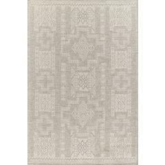 Transitional Rectangle Area Rug, Grey, 5'3" X 7'