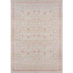 Traditional Rectangle Area Rug, Pink, 7'10" X 10'6"