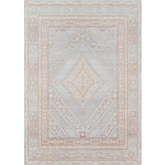 Traditional Rectangle Area Rug, Blue, 7'10" X 10'6"