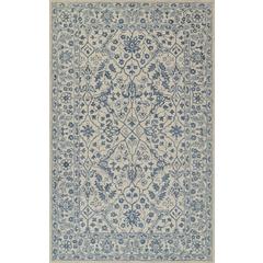 Transitional Rectangle Area Rug, Ivory, 8' X 10'