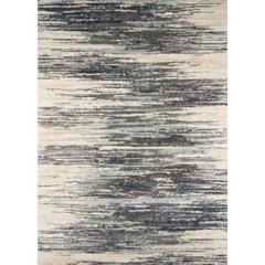 Contemporary Rectangle Area Rug, Grey, 7'10" X 9'10"