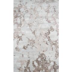 Contemporary Rectangle Area Rug, Grey, 7'6" X 9'6"