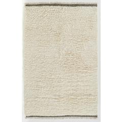 Contemporary Rectangle Area Rug, Ivory, 8' X 10'
