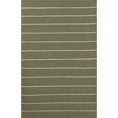 Contemporary Rectangle Area Rug, Green, 5' X 7'6"