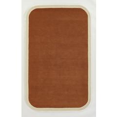 Contemporary Rectangle Area Rug, Copper, 8' X 10'
