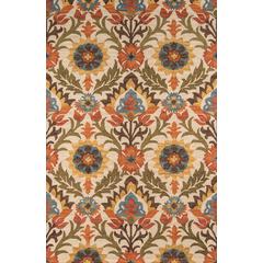 Casual Rectangle Area Rug, Gold, 7'6" X 9'6"