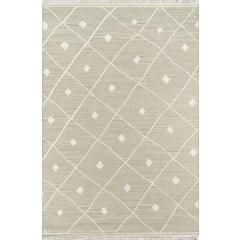 Contemporary Rectangle Area Rug, Sage, 7'6" X 9'6"